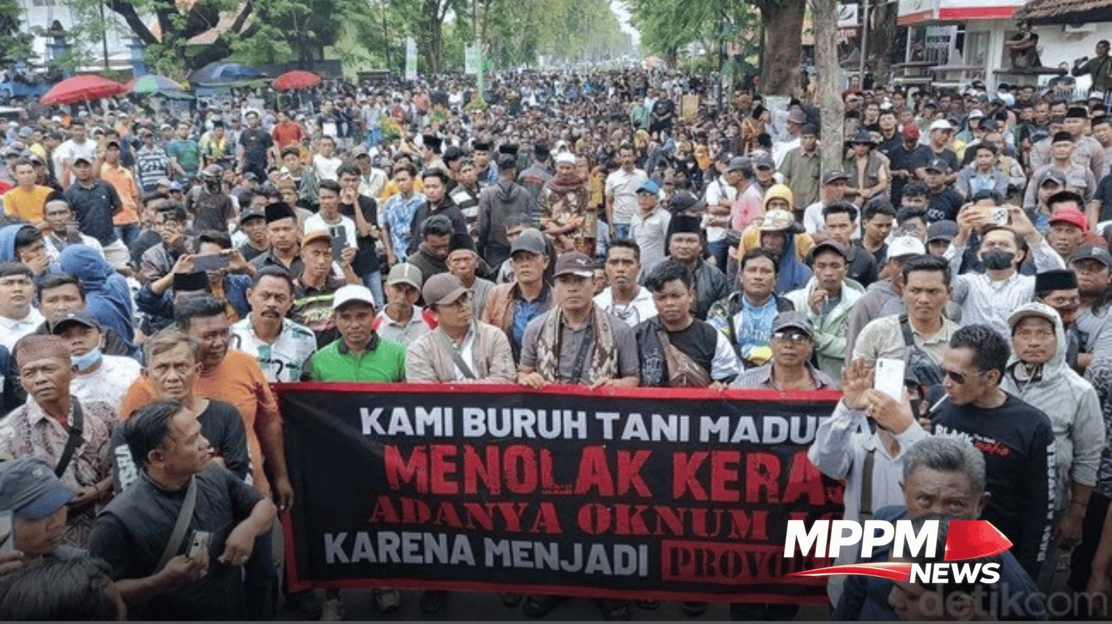 Petani dan Buruh Tembakau Demo di Pamekasan, Tolak Oknum LSM dan Ormas Tak Jelas Legalitas