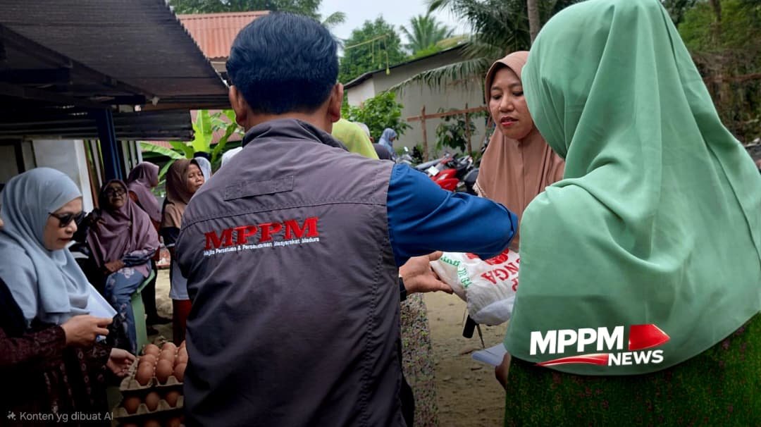 MPPM menyalurkan santunan kepada warga dalam program Ramadhan sebagai bentuk kepedulian sosial dan pendampingan masyarakat.