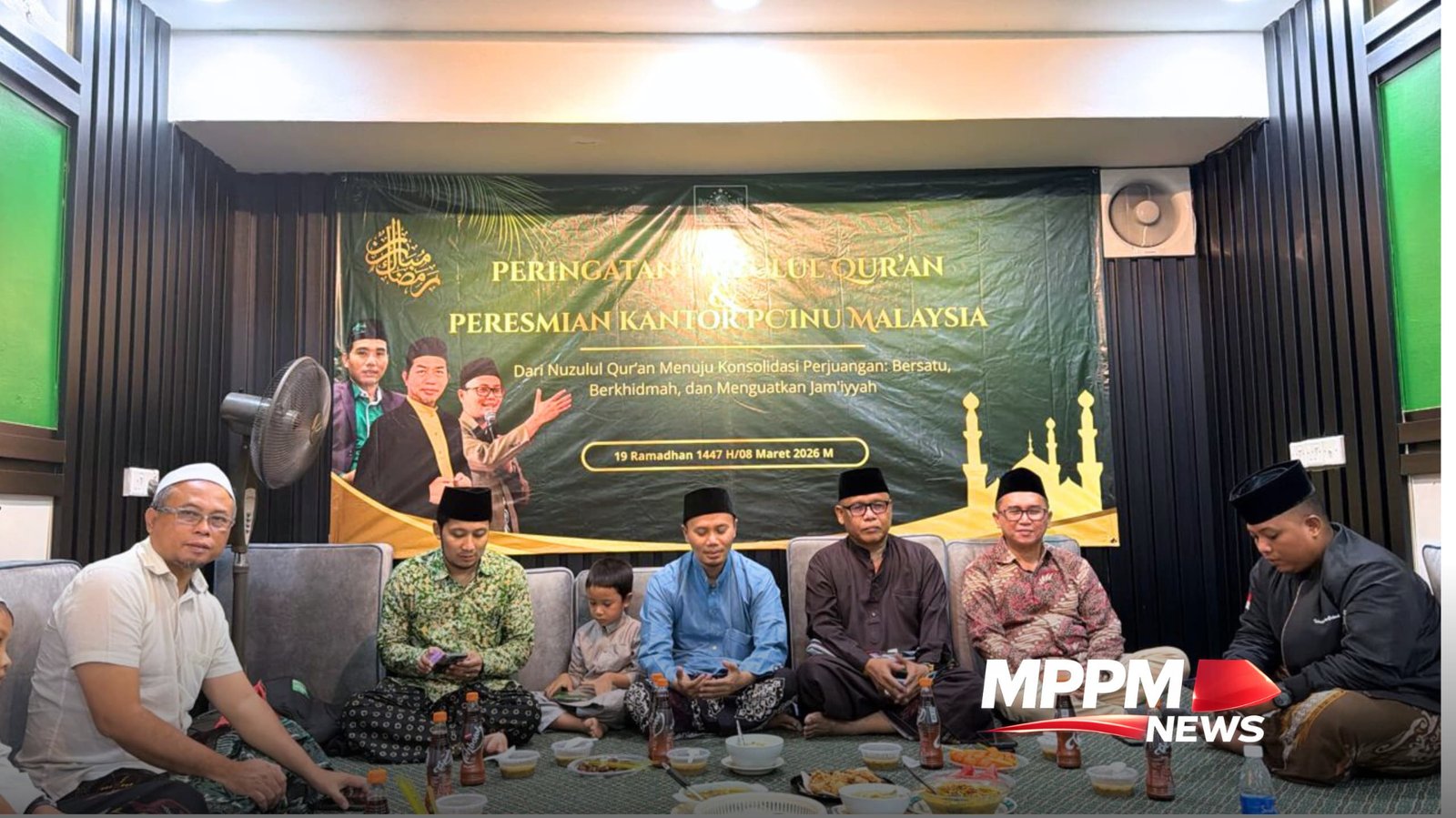 Peringatan Nuzulul Quran dan peresmian kantor PCINU Malaysia di Kuala Lumpur dihadiri pengurus PCINU dan tokoh masyarakat Indonesia.