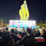 Ratusan tokoh lintas elemen menghadiri gelaran Macapat Samman di kawasan Arek Lancor, Pamekasan, Jumat malam.