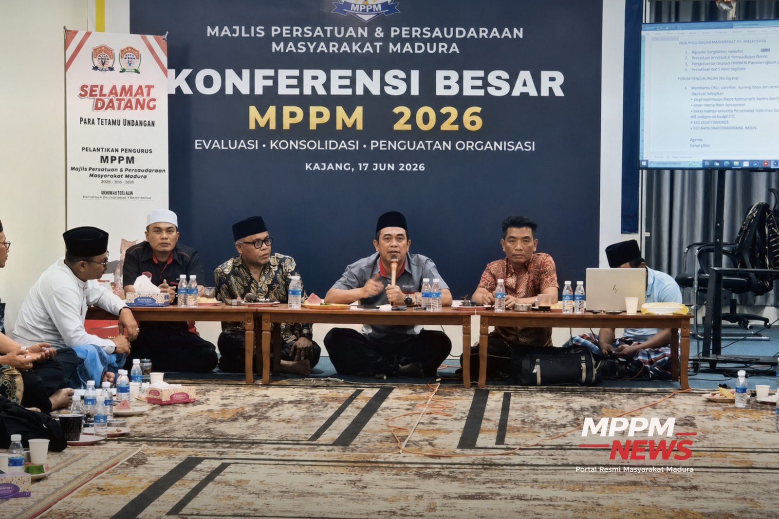 Peserta Konferensi Besar MPPM 2026 mengikuti sesi pembahasan dan evaluasi program kerja organisasi di Kajang, Selangor, Malaysia, Rabu (17/6/2026).