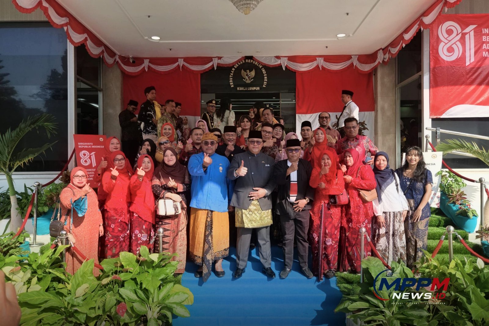 MPPM Hadiri HUT ke-81 RI di KBRI Kuala Lumpur, Tampilkan Sakera dan Marlena