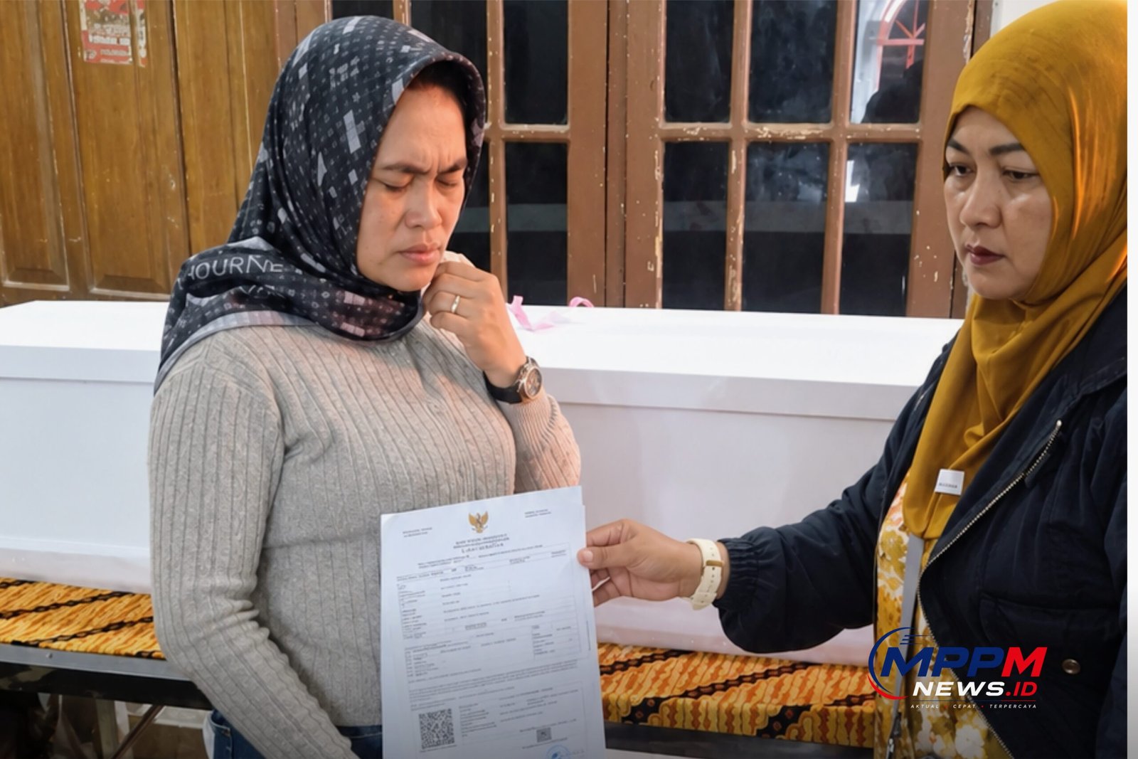 Dokumen pengurusan jenazah Tena Budi Purwanti sebelum dipulangkan ke Temanggung